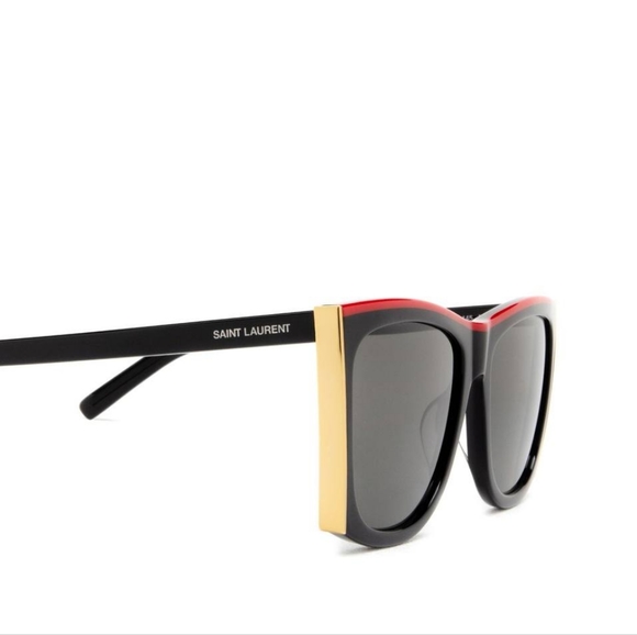 NEW SAINT LAURENT WOMEN SQUARE SL539 PALOMA 001 SUNGLASSES SL 539 001 - Picture 5 of 6